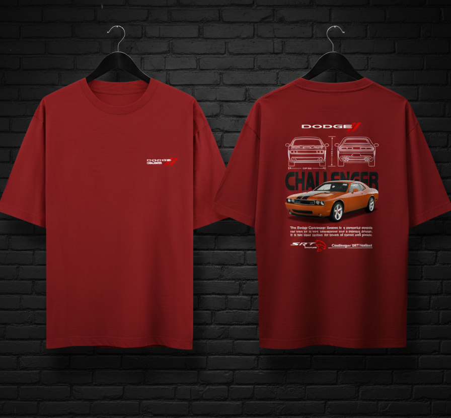 Dodge challenger-Oversized Classic T-Shirt