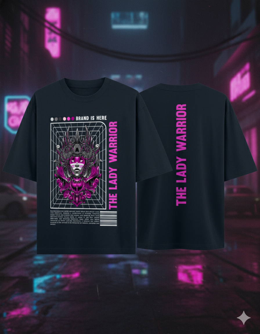 The Lady Warrior Oversized Classic T-Shirt