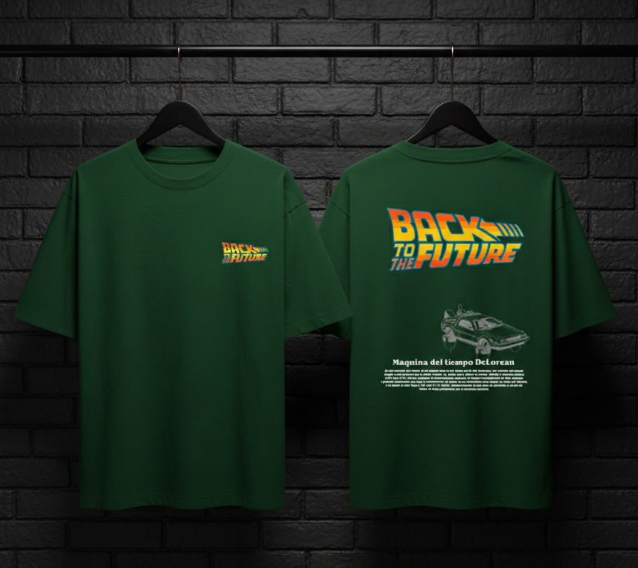 Back To The Future Men's  Oversized T-Shirt